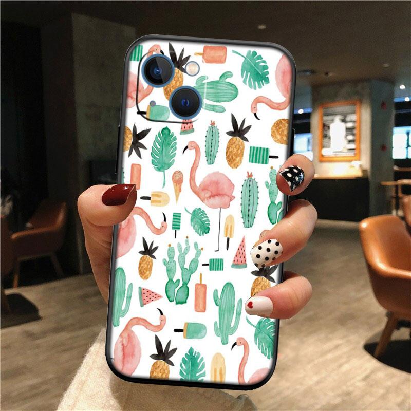 IK74 Watercolour Cacti New High-End Shell Phone Case for Redmi Note 13 14 Pro+ Plus A3 A3X 13X 13C 13R 14S 14C 14R