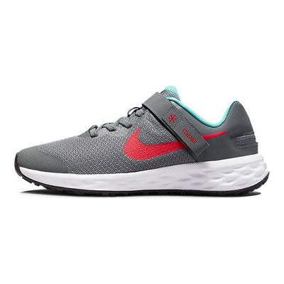 Детские кроссовки Revolution 6 FlyEase GS Smoke Grey Siren Red, темно-бирюзовые DD1113-006