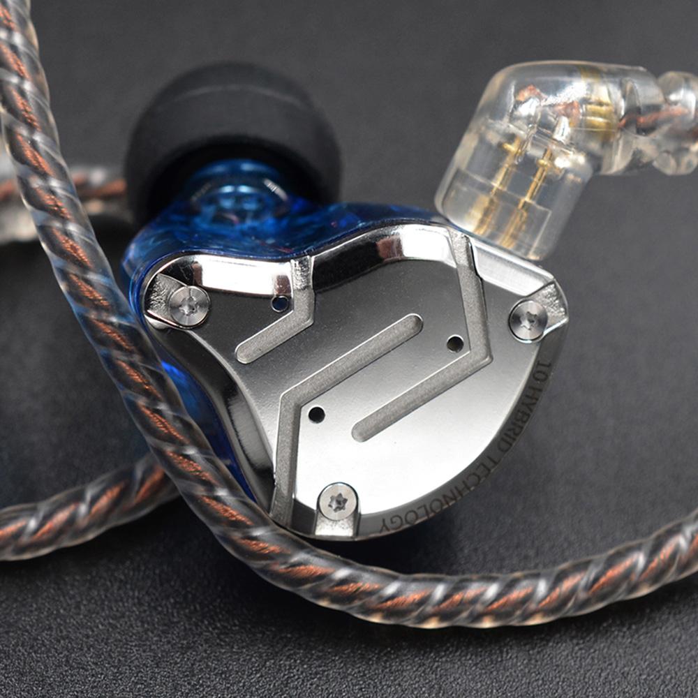 KZ ZS10 Pro Проводные стереобасовые наушники Гибридные сбалансированные наушники с шумоподавлением и емкостным микрофоном HD для Android Ios.