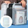 File Holder Large Capacity Mesh Document Bag Transparent Design File Storage Bag for Home Office School