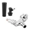 Stainless Steel Beer Keg Tap Faucet with Ball Lock Disconnect for Brewing Accessory