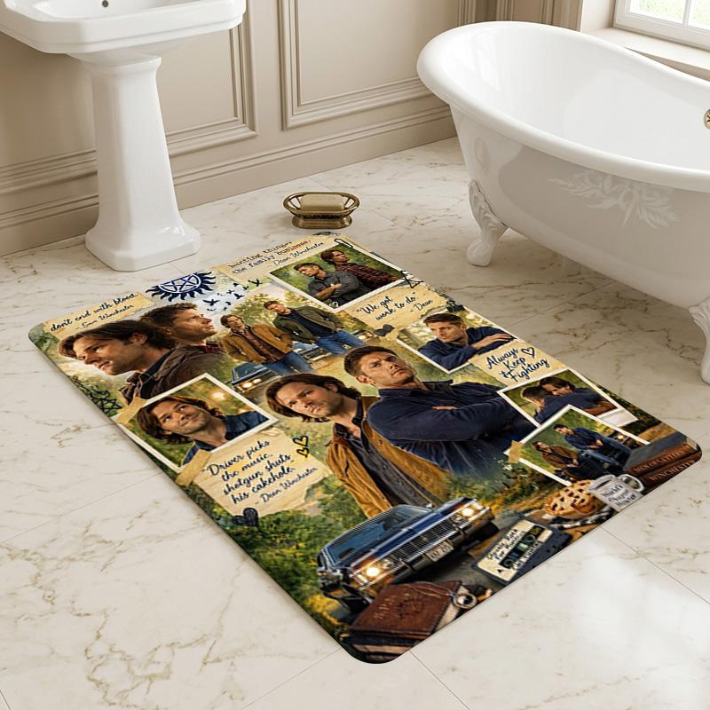 Supernatural Journey Living Room Nonslip Area Rug Soft Carpet For Bedroom Game Playroom Sofa Office Home Decor Doormat Christmas Gift C92272