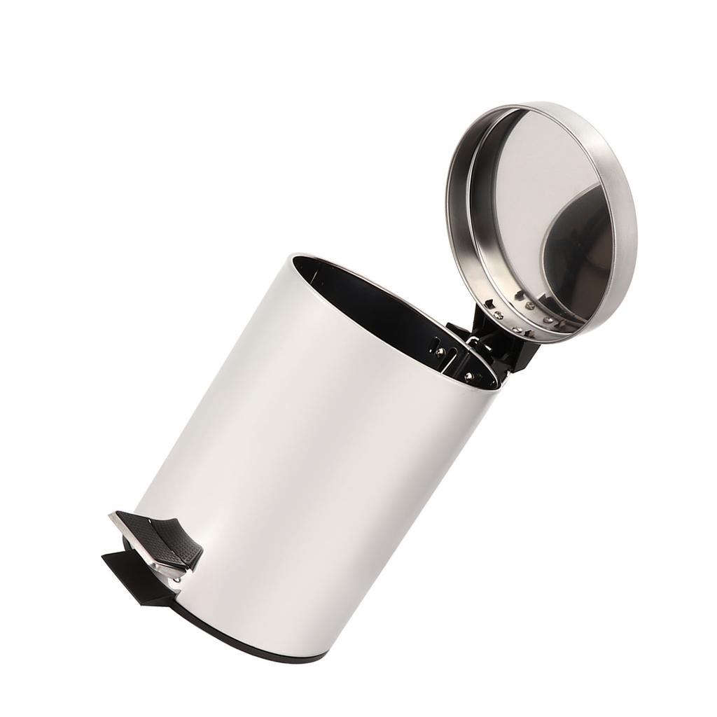 3л бытовой нержавеющей стали шаг педаль мусорное ведро мусорное ведро контейнер для мусора