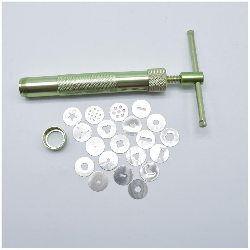 Набор DIY Экструдер из нержавеющей стали для глины и запекания - 20 фигурных формочек