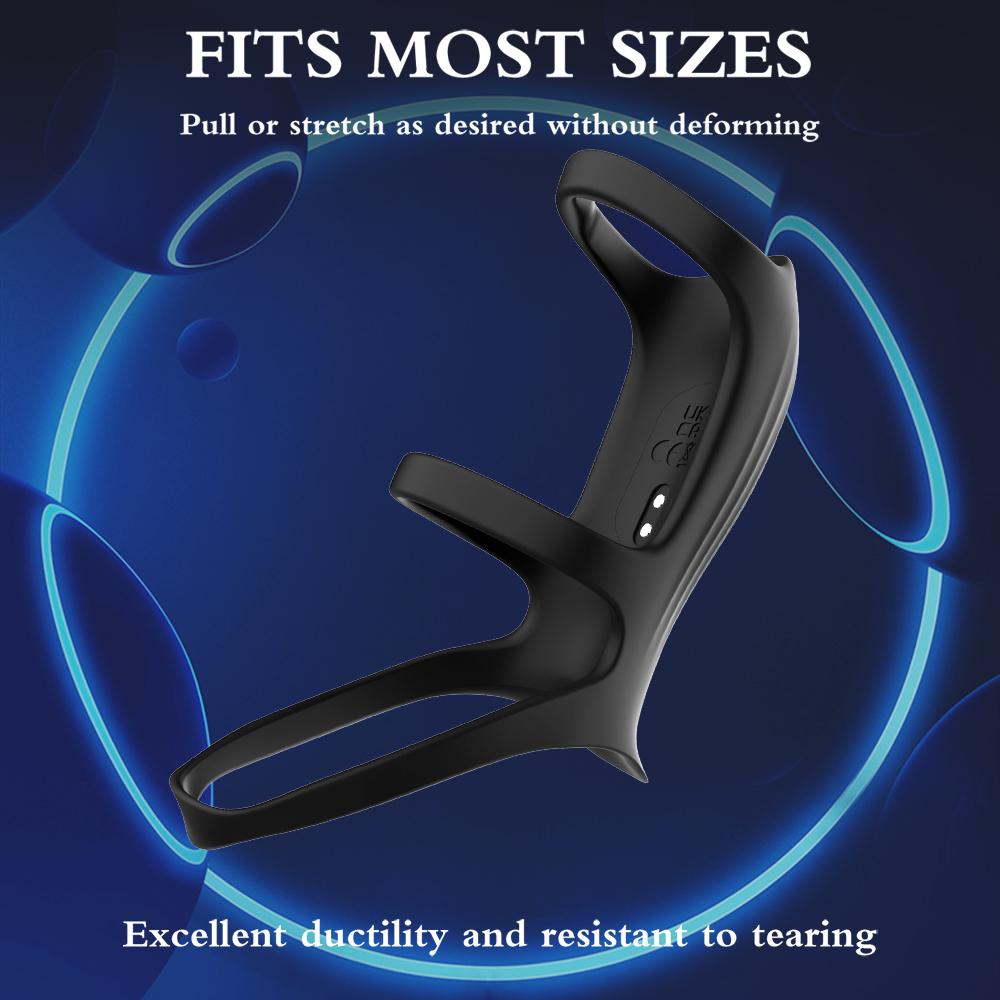 Кольцо для пениса, вибрация, повышение твердости и длительности эрекции, сексуальная игрушка для взрослых, вибратор с дистанционным управлением 10, стимулирующий