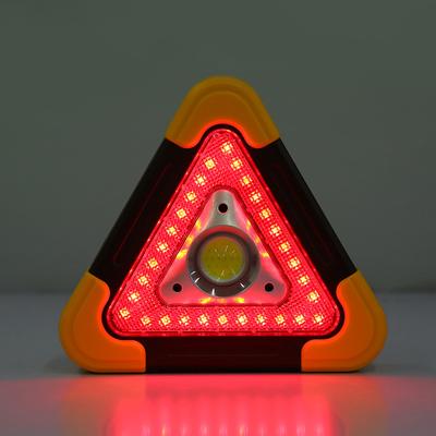 Треугольная аварийная сигнальная лампа, портативная светодиодная сигнальная лампа 30 Вт, 1200 лм, супер яркая уличная рабочая лампа