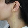 High Quality Earring 4 Long Chain Tassel Stud Earrings for Women Fashion Jewelry