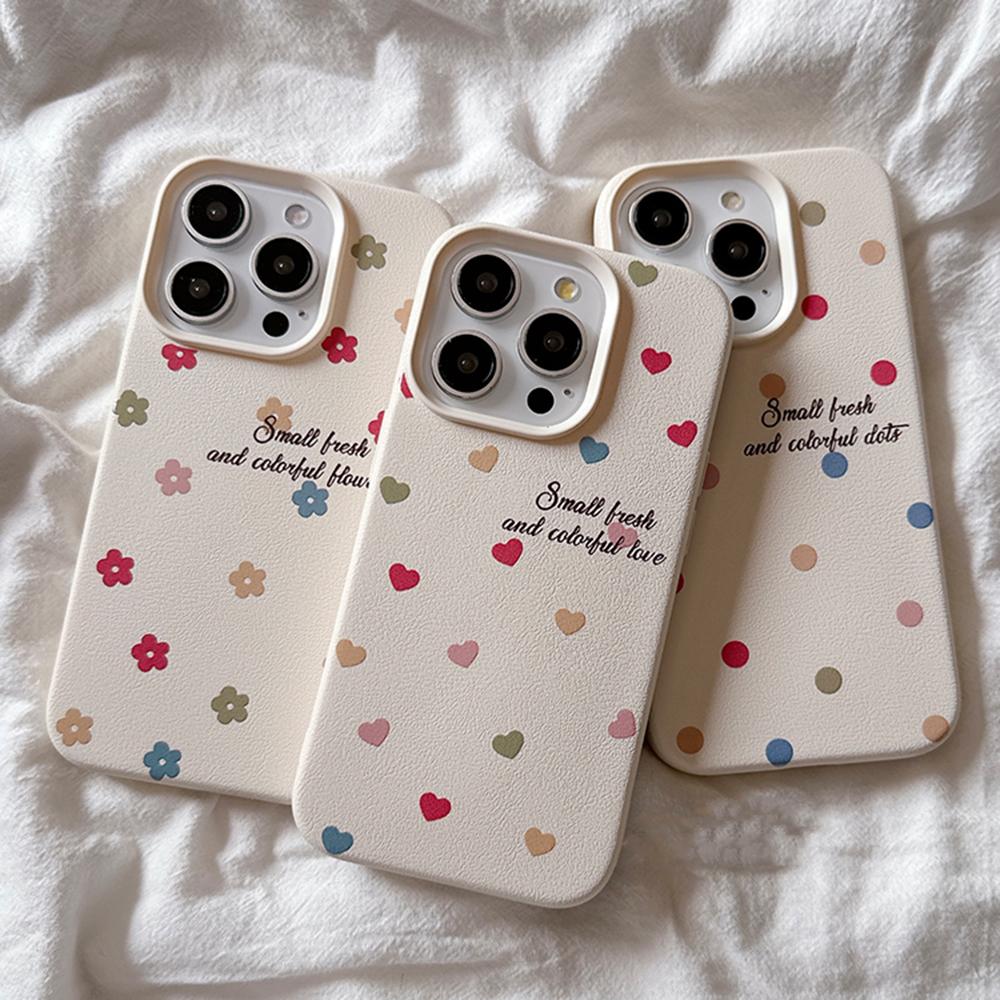 Чехол для телефона iPhone 16 15 14 13 12 11 Pro Max iPhone 11 13 16 15 14 12 Чехол для телефона с разноцветными цветочными точками