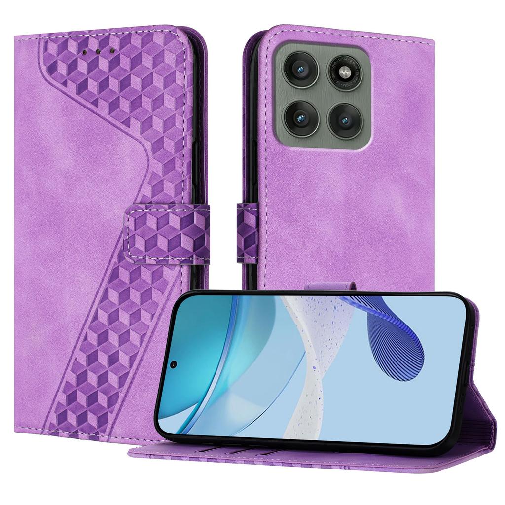 For Motorola Edge 60S Pro/Motorola Edge 60 Pro 5G Leather Case 7-Shaped Pattern Wallet Stand Shockproof Phone Cover