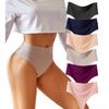 High Waist Sports Anti-clip Buttocks Sexy Women's Panties Seamless Ice Silk T-shaped Yoga Quick-drying Girl Thong