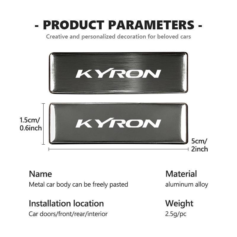 BMB1 Car Body Sticker Badge Auto Styling Decoration Accessories For SsangYong Kyron Actyon Sport Tivoli Torres Korando C300 Musso