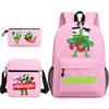 Unspeakable Backpack 3-Piece Set , Large Capacity Student Bookbag with Lunch Bag and Pencil Case, Water-Resistant, Durable