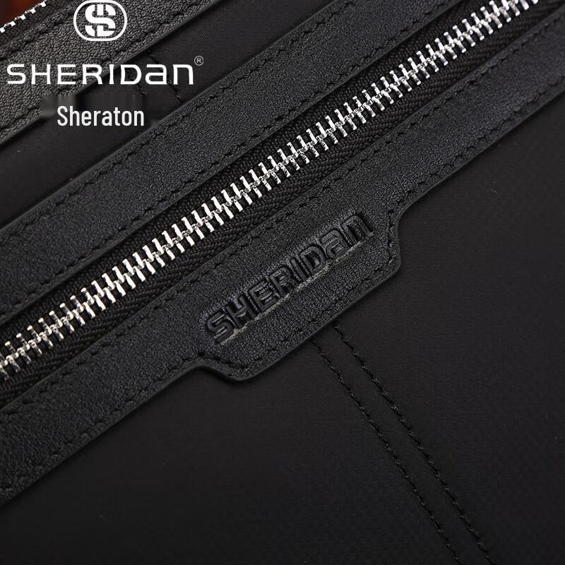 Мужская кожаная клатч-сумка Sheraton