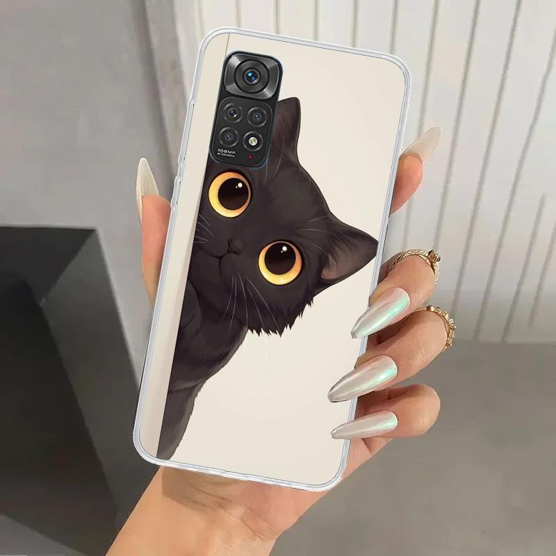 Cat Cute Kitten Cartoon Phone Case for Xiaomi Redmi Note 15 14 14S 13 12S 12 Pro 11S 11 Plus 11T 11E 10S Soft Funda Print Shell