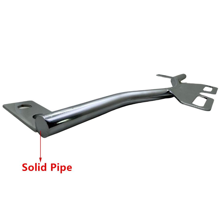 Для чопперов Harley Triumph Honda Универсальный кронштейн для фар мотоцикла, указатель поворота, точечная лампа, вспомогательный держатель, хромированное крепление