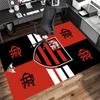 Flamengo Club Crest Red Black Print Area Rug Brazil Soccer Non‑Slip Rectangular Floor Mat Football Fan Bedroom Gaming Room Home Decor Rug