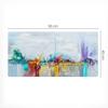 Modern Desk Mat for Remote Work Abstract Landscape 90x45 cm