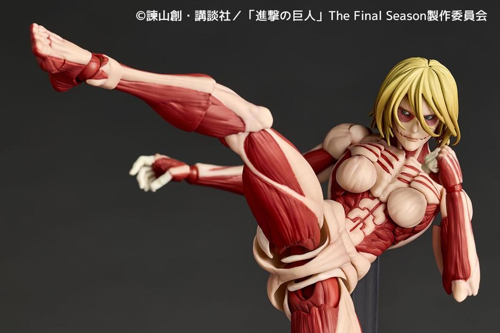 Kaiyodo Revoltech Amazing Yamaguchi Атака титанов Фигурка Титана-женщины
