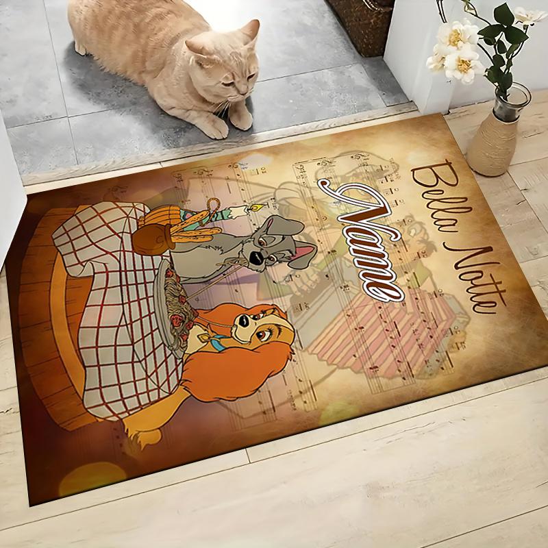 Custom Name "Adventurous Forest Friends" Carpet Rug Customizable Soft Washable Anti-Slip Home Living Room Sofa Mats Personalized Rug. 0909389