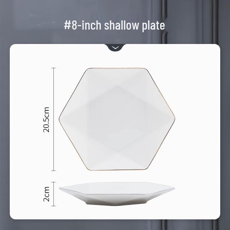 Mod Lanka Gold Rim Ceramic Tableware Set