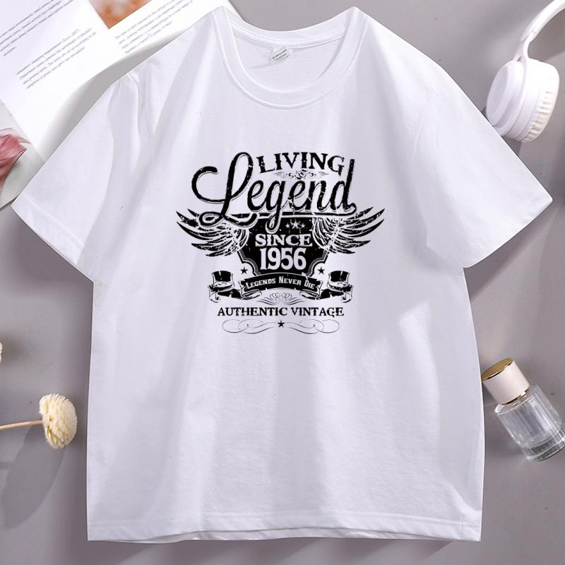 Since 1956 70th Birthday T Shirt Vintage Unisex Cotton Short Sleeve Tshirt High Quality Round Neck Printed Tee Shirts Male Tops