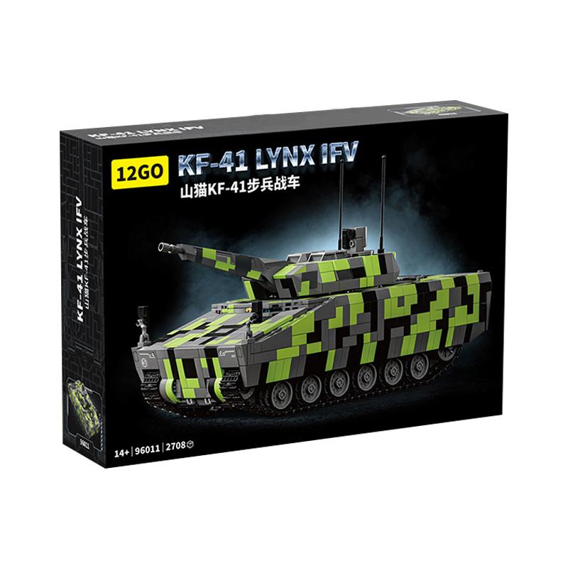 IN STOCK 96011 Military KF41 Lynx Infantry Fighting Vehicle Building Blocks Model Tank Bricks Toys for Boys Christmas gifts