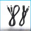 DC 5.5x2.1mm Male To Male & Female Extension Cable, 1-5m, 5A Pure Copper, Round Hole, Dual-Ended Charging, Monitoring Power Cable.