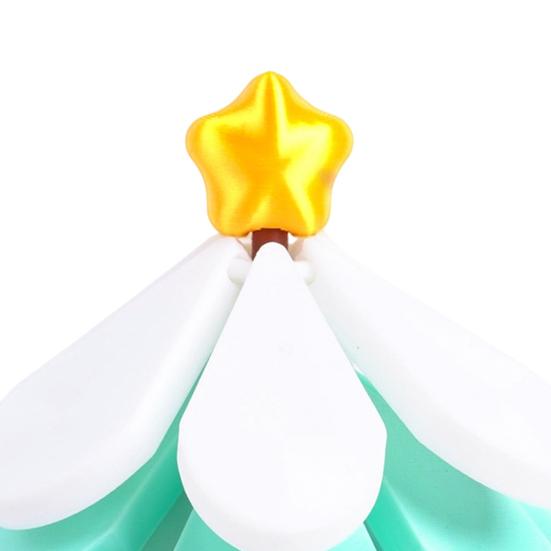 Silicone Trivets with Stand Christmas Tree Insulation Mat Festive Pot Holders for Kitchen Dining Holiday Gift Idea