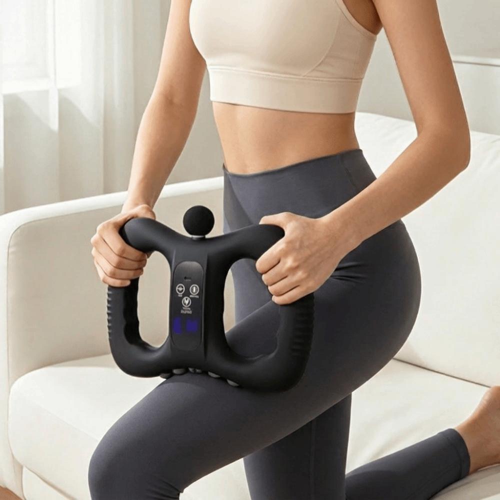Multifunctional Handheld Massager Vibration Body Massage Device Fascia Massage Ring Male Female