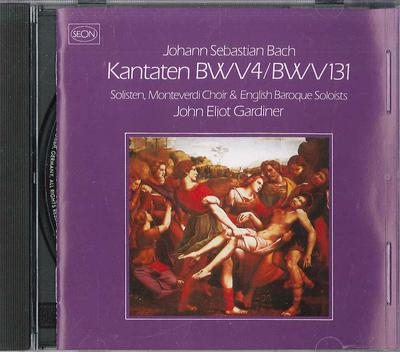 CD БАХ - Кантата 4, 131: Гардинер / The Engl BVCC1868 BMG Япония Классика Б/У