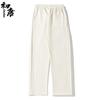 Men's Loose Fit Straight Leg Drape Casual Trousers
