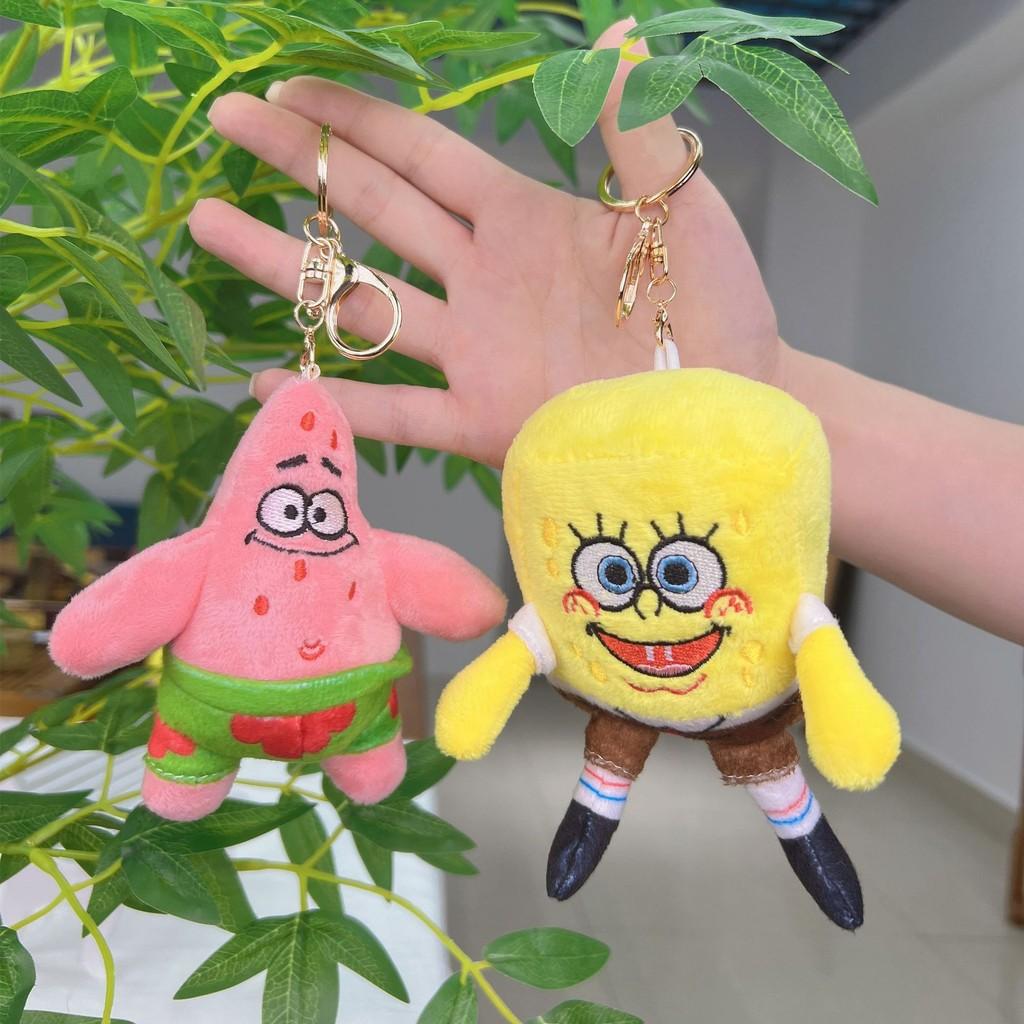 Spongebob And Cute Patrick Plush Toys Key Chain An Ideal Gift Children For