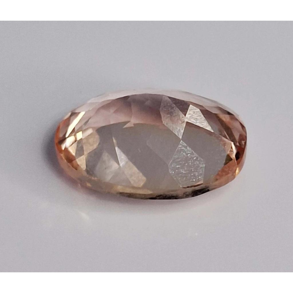 Certified Natural Peach Morganite Oval Cut 6-8 Ct Beautiful Loose Gemstone