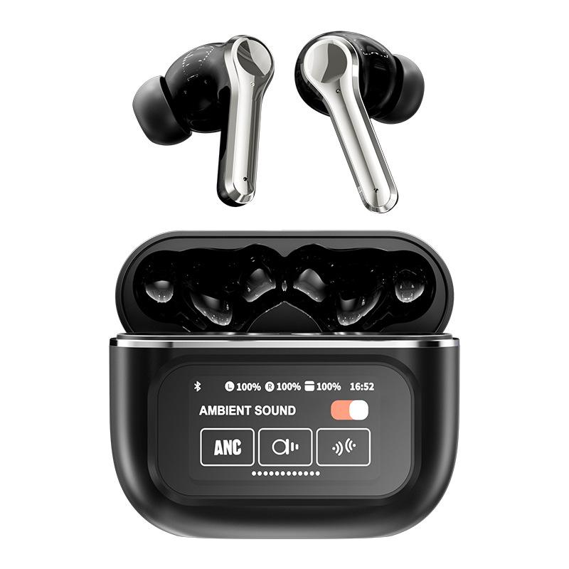 New YX30 Earphones Wireless Bluetooth Headset LED Touch Screen Control Volume Adjustment Headphones ANC Noise Reduction YX30