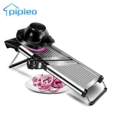 Многофункциональная овощерезка Регулируемая овощерезка из нержавеющей стали Измельчитель для картофеля, помидоров, лука, моркови