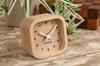 KATOMOKU Часы Muku mini clock квадратные белые настольные деревянные km-25WH 85×85×46 мм