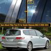 Glossy Black Car Door Trim Pillar Posts for Odyssey RB3/4 2009 2010 2011-2013 2014 Cover Kits Stickers Window Decoration