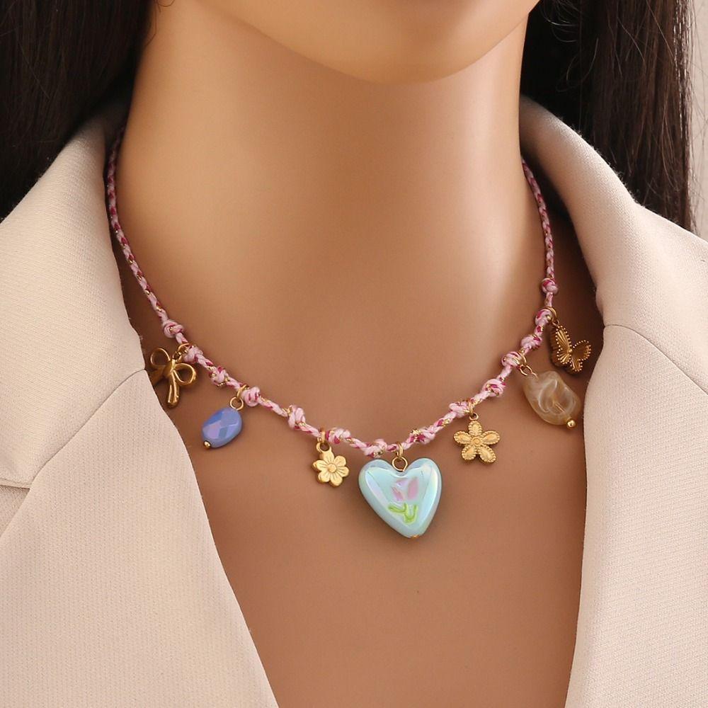 Богемское ожерелье со звездой Морская серия Ожерелье на ключицу Модное океаническое ожерелье Лето