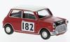 NOREV Mini Cooper S 1/54 Scale Diecast Model Car, Monte Carlo Rally 1964, N182 [Imported]