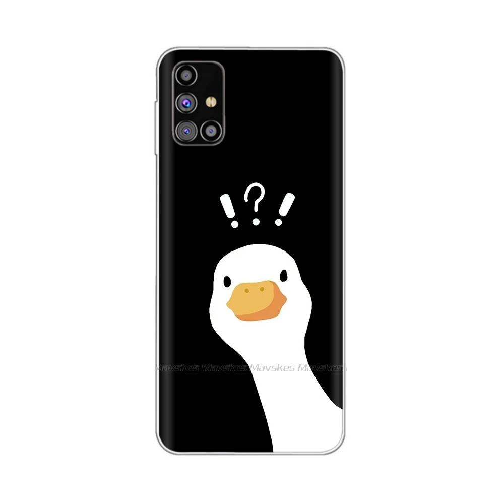 Для Samsung Galaxy M31S Чехол SM-M317F M 31s Прозрачный Ударопрочный Мягкий Силикон Защитный Чехол для Телефона Для Samsung M31s M317 Бампер Funda
