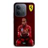 Phone Case - MANIACASE - Xiaomi Redmi 15C 5G - Silicone TPU - Scuderia Ferrari Pattern - Flexible