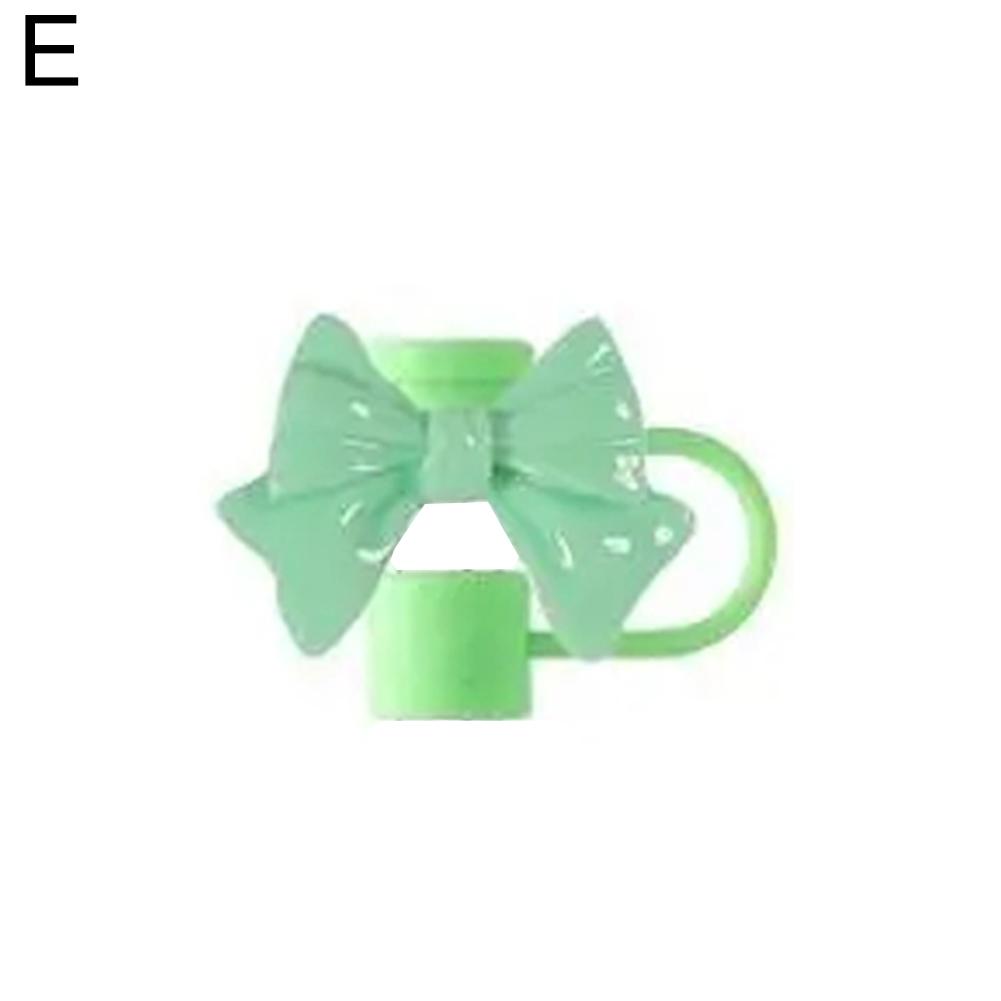 Bow Straw Cap Covers Toppers Silicone Straw Covers Cap Accessories For Stanley Cups 30&40 Oz Tumbler Dust Proof Plugs Protector