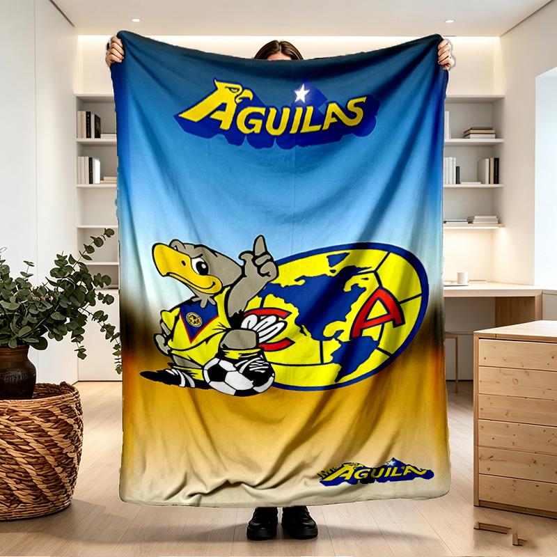 Club America Print Blanket - Soft & Comfortable, for Bedroom, Travel, Sofa, Home Decoration - Birthday Christmas Gift for Friend