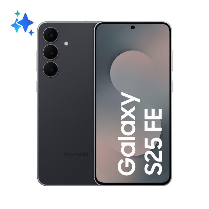 Samsung Galaxy S25 FE Black: Smartphone AI Display AMOLED 2X 6.7'' 256GB 8GB