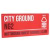 Nottingham Forest FC City Ground Street Sign