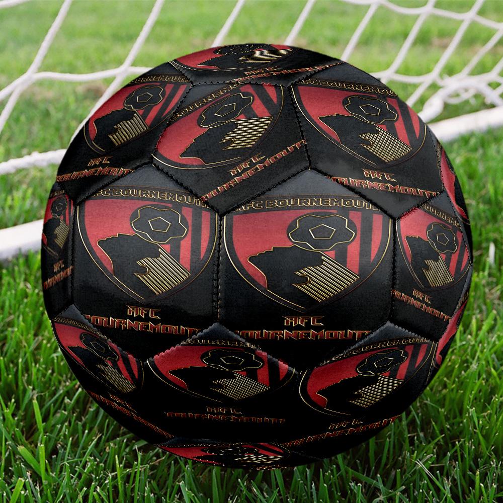 Afc Crest Printed Size 5 Soccer Balls, High-Quality, Anti-Slip, Protective Football, A Unique Gift Suitable for Him/Her, Birthdays, Christmas Gifts