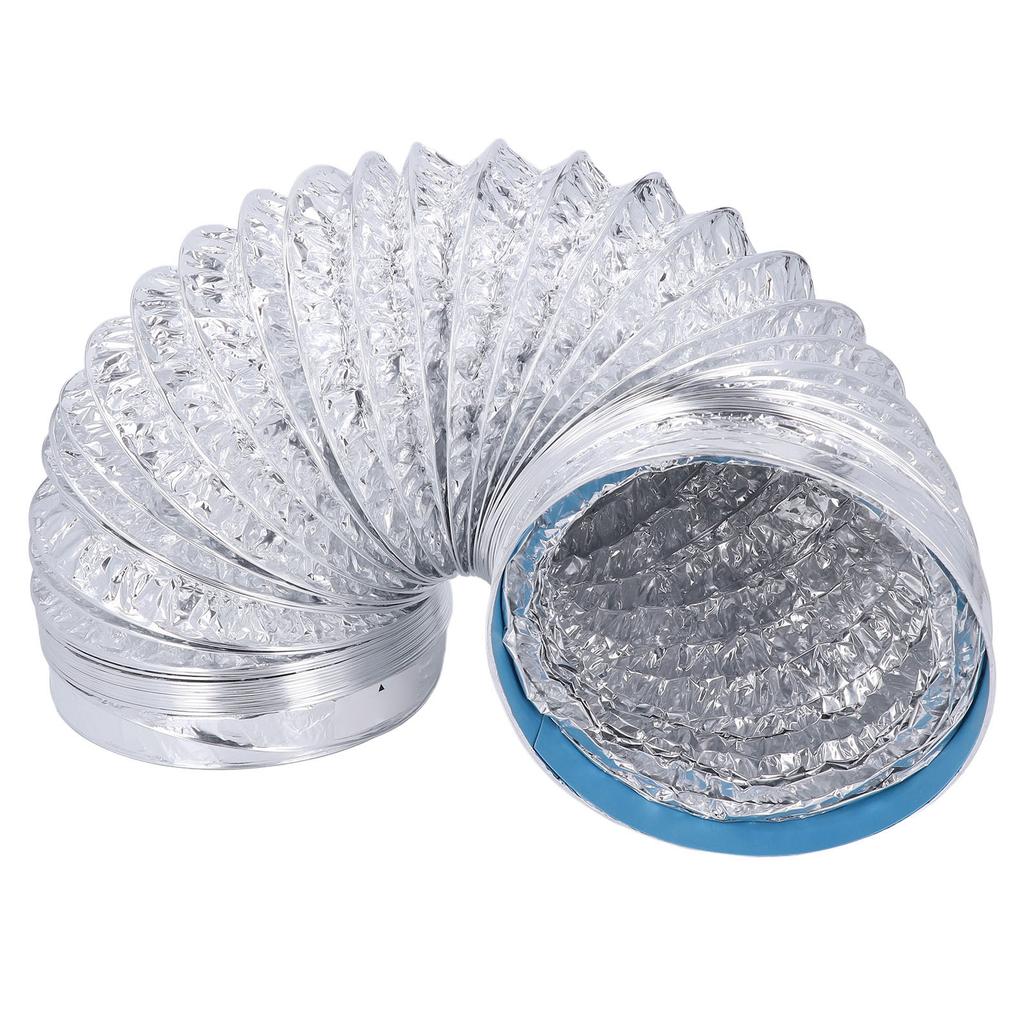 Воздуховод из алюминиевой фольги диаметром 7 дюймов, длиной 6,56 футов, утолщенный ПВХ-шланг для сушки воздуха