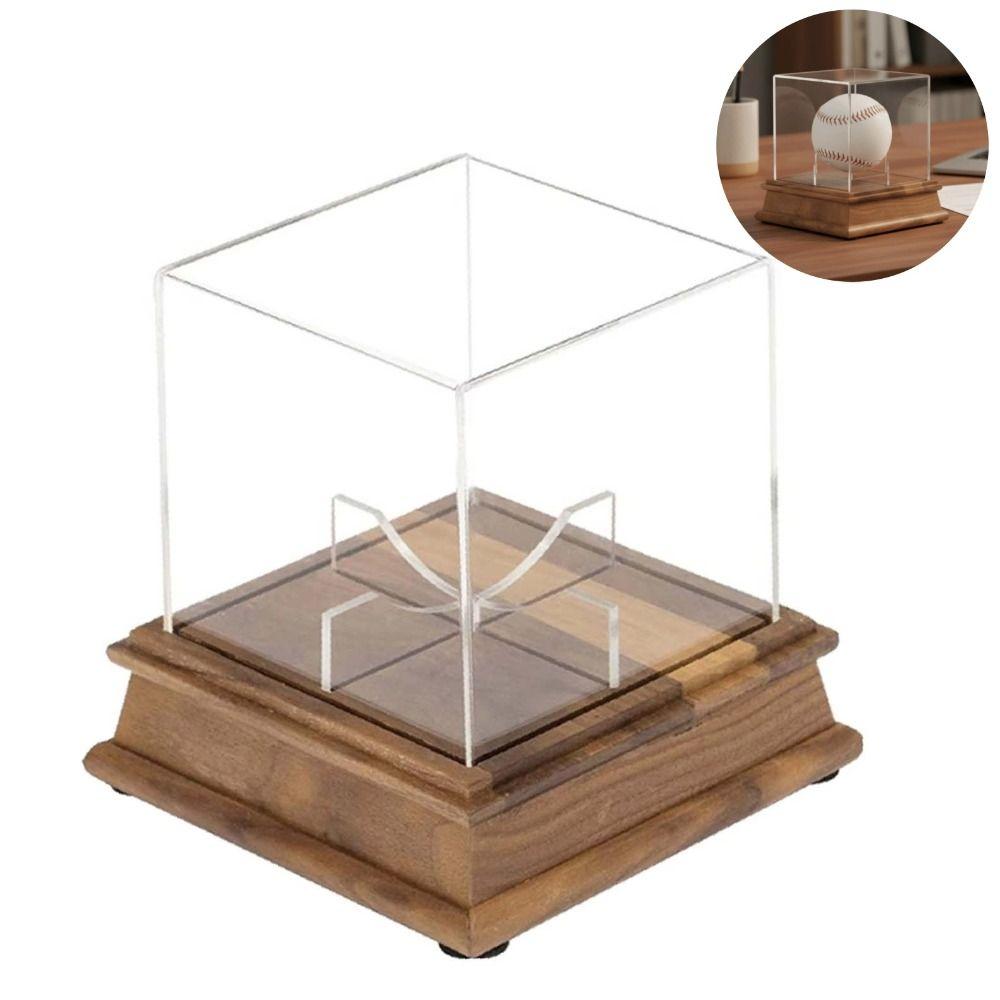 Acrylic Cube Baseball Display Case Ball Holder Baseball Holder Baseball Box Autographed Balls