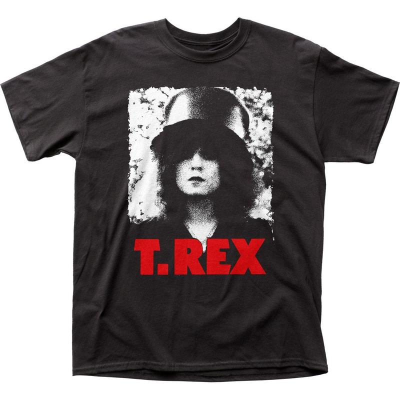 T-Rex Slider Unisex T-shirt Music Classic Concert Rock N Roll Band Tee New Black Graphic Tee