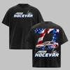 Футболка Carson Hocevar #77 NASCAR-2026 Racing Acid Washed для фанатов, унисекс